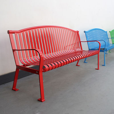 6ft Heavy Duty Outdoor Metal Benches With Powder Coating Finish