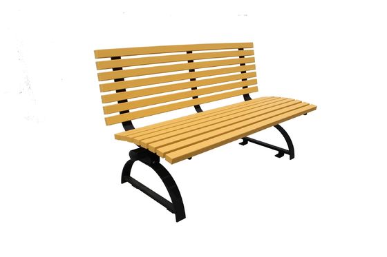 Composite Rustic Outdoor Wooden Bench With Camphor Solid Wood Material