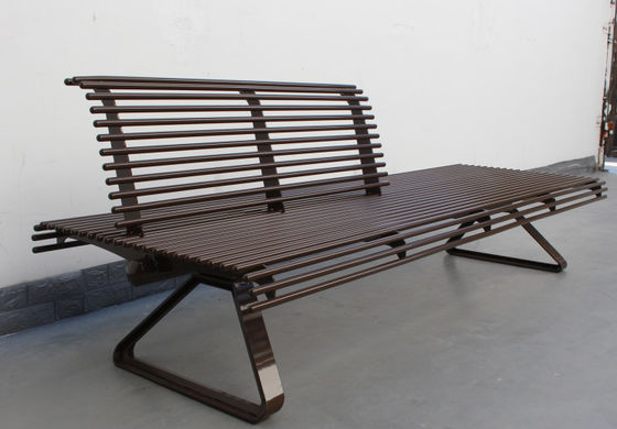 Double Side Commercial Metal Benches Outdoor For Patio Park OEM ODM