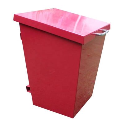 Curbside Wall Mounted Dog Waste Bin , Pet Waste Station Rectangular Shape