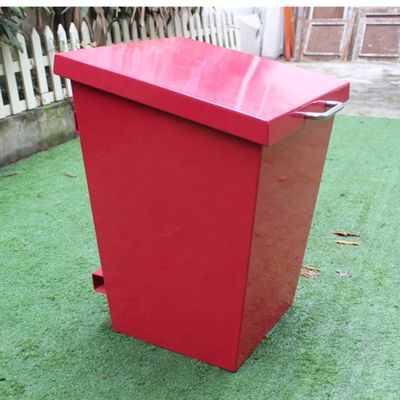 Curbside Wall Mounted Dog Waste Bin , Pet Waste Station Rectangular Shape