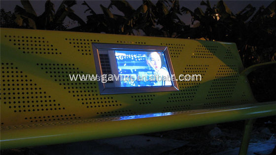 Advertising Customized Outdoor Furniture Bench For Public Park OEM