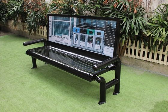 Commercial Customized Outdoor Furniture Bench Seat For Advertising