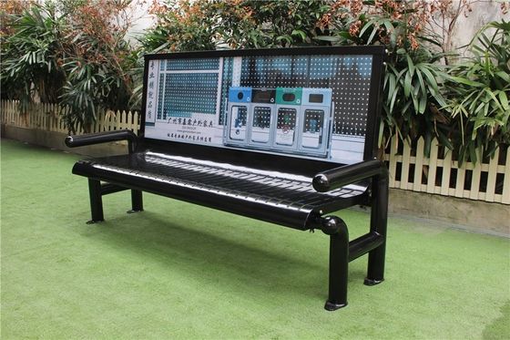 Commercial Customized Outdoor Furniture Bench Seat For Advertising