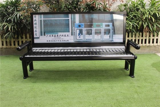 Commercial Customized Outdoor Furniture Bench Seat For Advertising