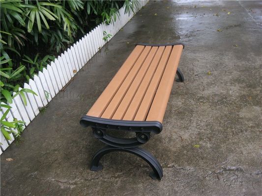 Antique Garden Furniture Wooden Bench With Sandblasting Zinc Spraying Finish
