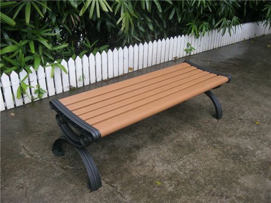 Antique Garden Furniture Wooden Bench With Sandblasting Zinc Spraying Finish