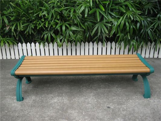 Antique Garden Furniture Wooden Bench With Sandblasting Zinc Spraying Finish