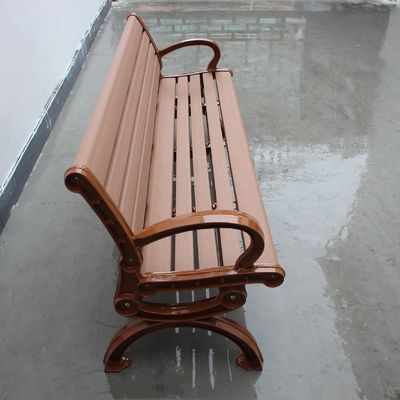 Traditional Rustic Garden Outdoor Wooden Bench With Recycle Composite Material