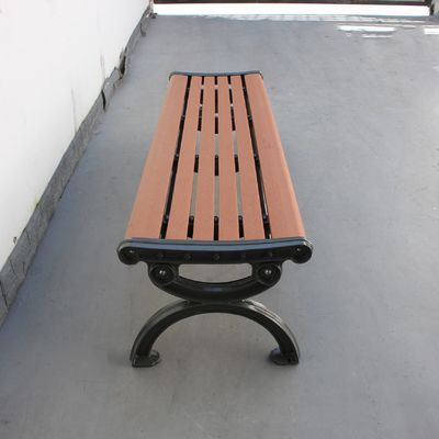 Traditional Rustic Garden Outdoor Wooden Bench With Recycle Composite Material