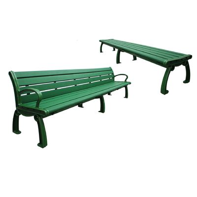 Waterproof Plastic Wooden Bench ,  Anti Rust Durable Wooden Garden Bench Seat