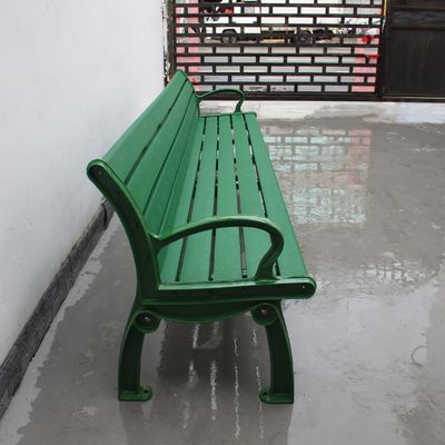 Waterproof Plastic Wooden Bench ,  Anti Rust Durable Wooden Garden Bench Seat