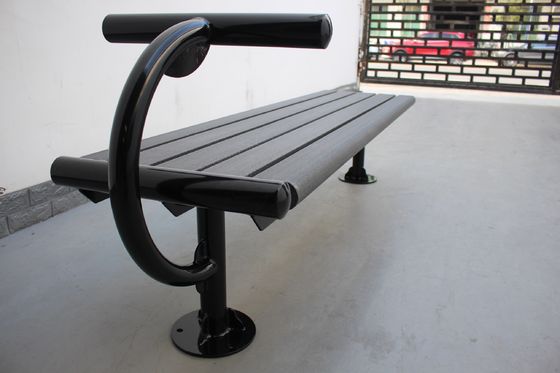 Surface Mounted Recycled Plastic Outdoor Benches For Playground Sit Up Workout