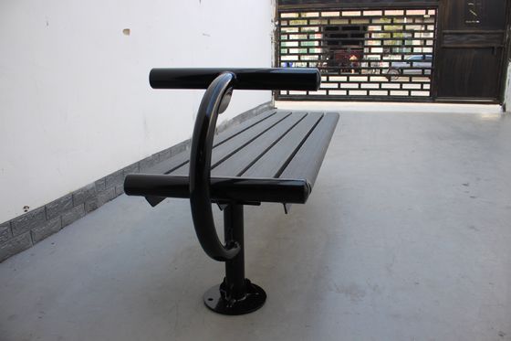 Surface Mounted Recycled Plastic Outdoor Benches For Playground Sit Up Workout