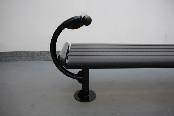 Surface Mounted Recycled Plastic Outdoor Benches For Playground Sit Up Workout