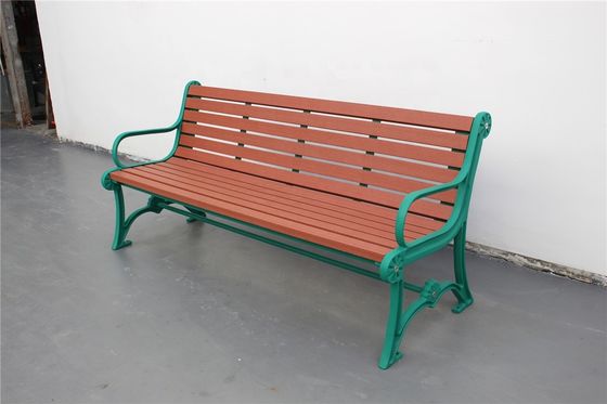 Recycled Plastic Patio Outdoor Garden Bench Seat Flange Surface Mounted Type