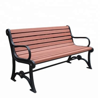 Recycled Plastic Patio Outdoor Garden Bench Seat Flange Surface Mounted Type