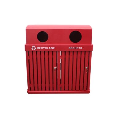 Sustainable Mild Steel 120 Liter Garbage Can With Inner Bucket OEM ODM