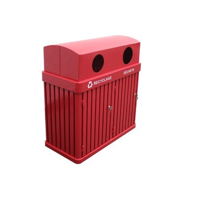 Sustainable Mild Steel 120 Liter Garbage Can With Inner Bucket OEM ODM