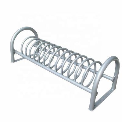 Powder Coated Steel Bike Parking Racks , Bicycle Parking Stand ISO9001 Certificate