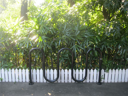 Surface Mounted Commercial Bike Racks 304 Stainless Steel Material
