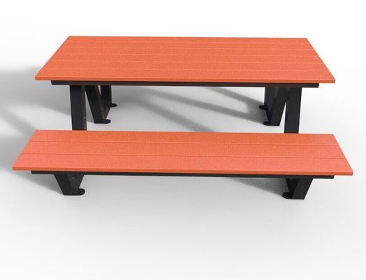 Customized Wooden Outdoor Picnic Tables And Bench For Patio Garden Street