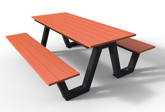 Customized Wooden Outdoor Picnic Tables And Bench For Patio Garden Street