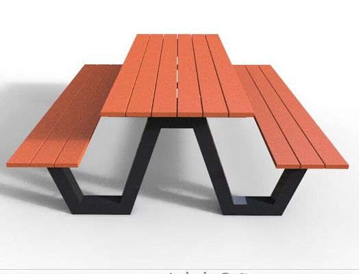 Customized Wooden Outdoor Picnic Tables And Bench For Patio Garden Street