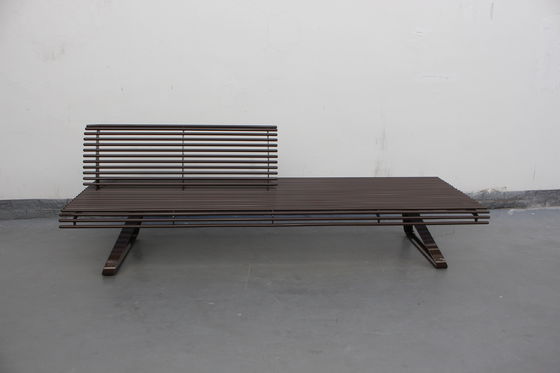 Double Side Commercial Metal Benches Outdoor For Patio Park OEM ODM