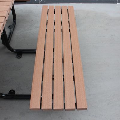 Picnic Table With Four Benches Mild Steel Frame With Recycled Plastic Wood / HDPE Slats