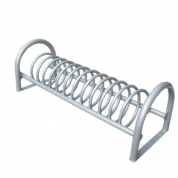 Powder Coated Steel Bike Parking Racks , Bicycle Parking Stand ISO9001 Certificate